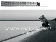 Tablet Screenshot of coastalphotographersguild.com